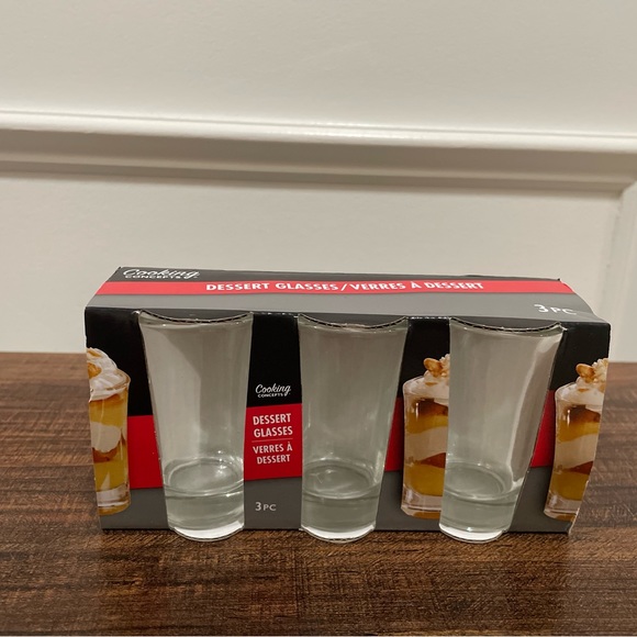 (Copy) {Cooking Concepts} 3-pack of Dessert Glasses - Picture 1 of 3